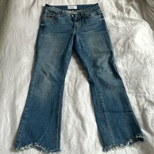 Derek Lam Gia Mid-Rise Crop Flare Jeans